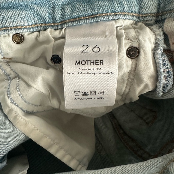 MOTHER The Insider Crop Step Fray Fresh Catch Sz 26 - Picture 7 of 11